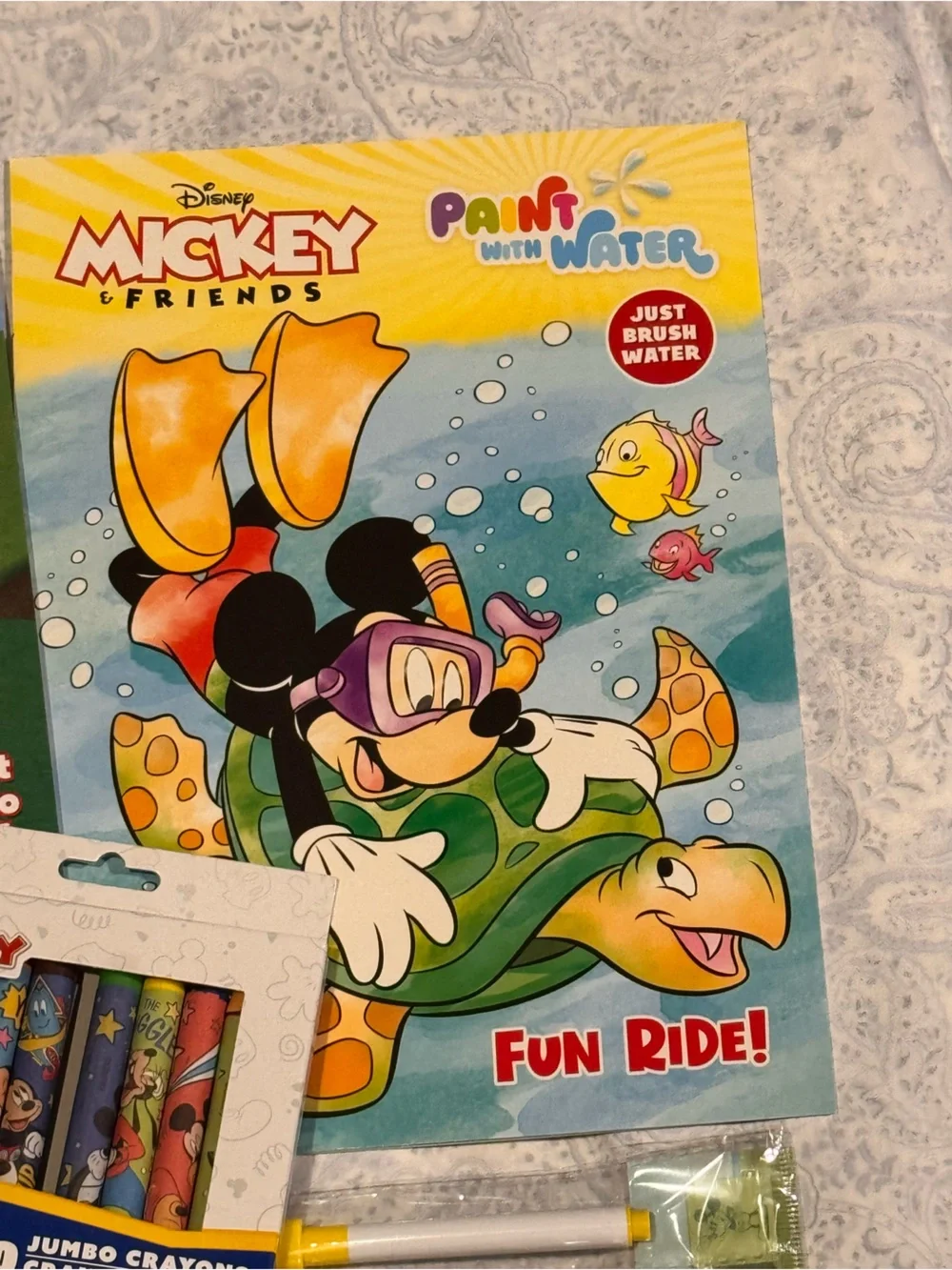 Disney Mickey Mouse Kids' Activity Set with Jumbo Crayons